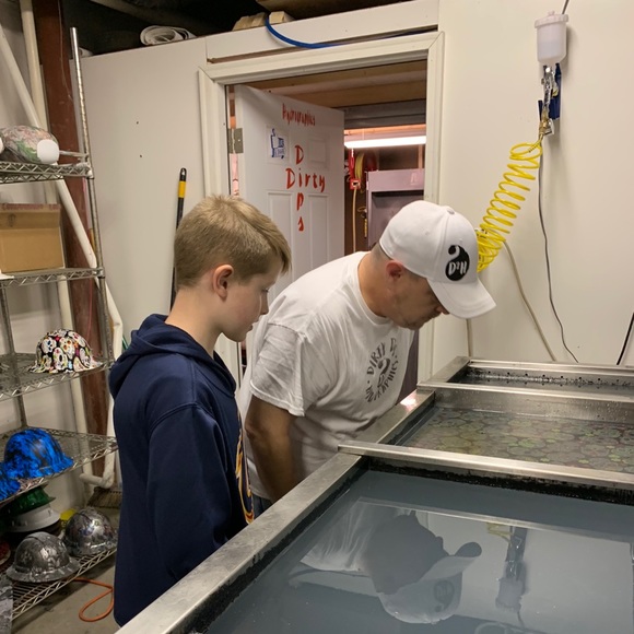 One of a kind HYDROGRAPHIC 1st responders hard hat - Picture 7 of 7